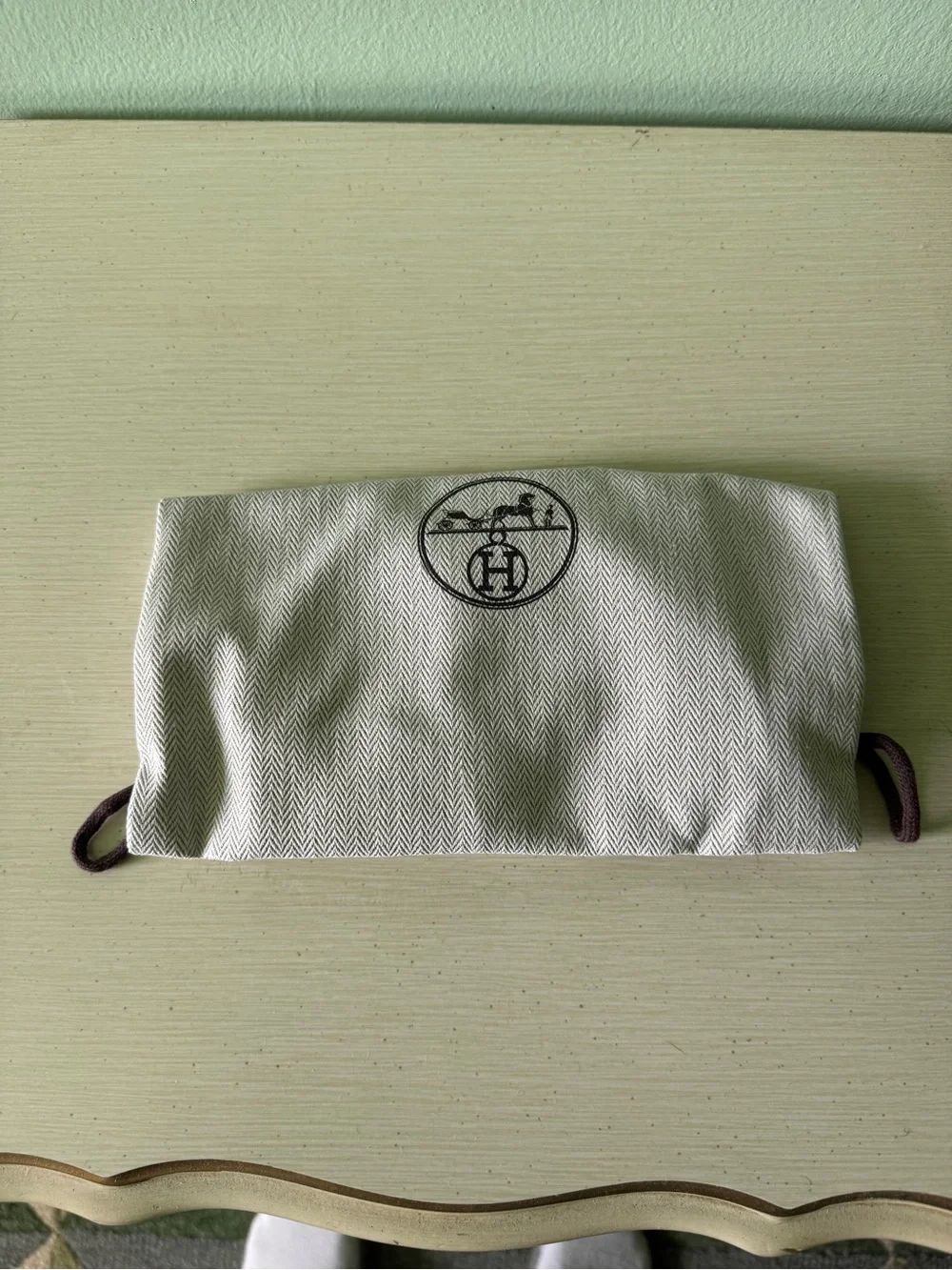 Hermes Nomade Belt Black and Beige Medium